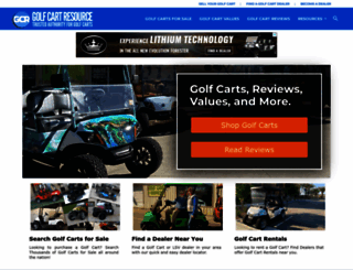 golfcartresource.com screenshot