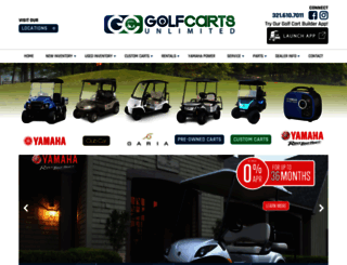 golfcarts-unlimited.com screenshot