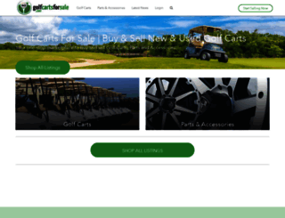golfcartsforsale.com screenshot