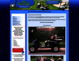 golfcartshouston.us screenshot