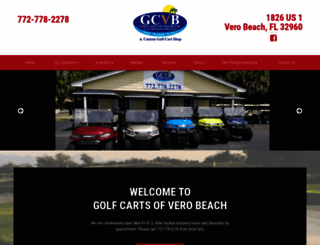 golfcartsofverobeach.com screenshot