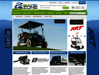 golfcartzone.com screenshot