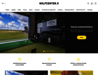 golfcenter.fi screenshot