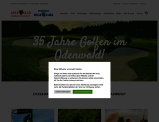 golfclub-glashofen-neusass.de screenshot