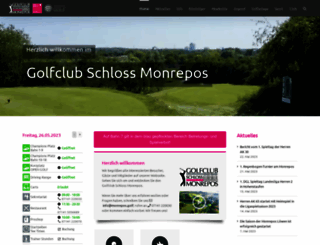 golfclub-monrepos.de screenshot