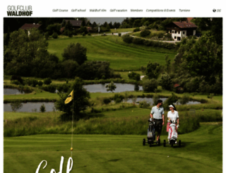 golfclub-waldhof.at screenshot