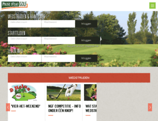 golfclubprisedeau.nl screenshot