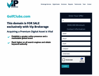 golfclubs.com screenshot