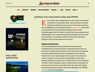 golfcommunityreviews.com screenshot