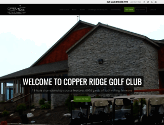 golfcopperridge.com screenshot
