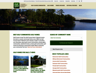 golfcoursehome.net screenshot