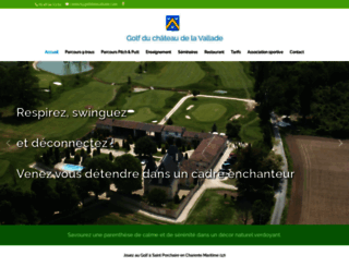 golfdelavallade.com screenshot