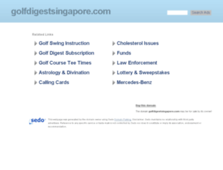 golfdigestsingapore.com screenshot
