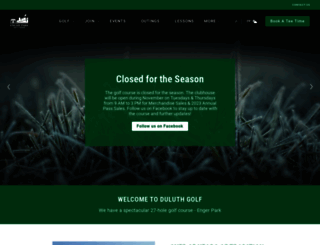 golfduluth.com screenshot