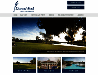 golfduneswest.com screenshot