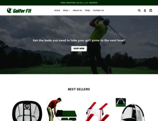 golfer-fit.myshopify.com screenshot