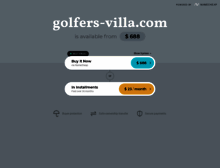 golfers-villa.com screenshot