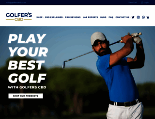 golferscbd.co.uk screenshot