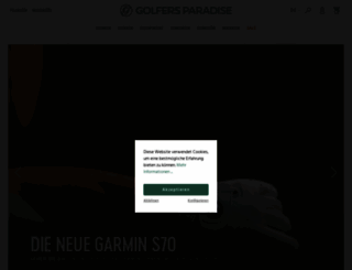 golfersparadise.ch screenshot