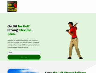 golffitnesschallenge.com screenshot
