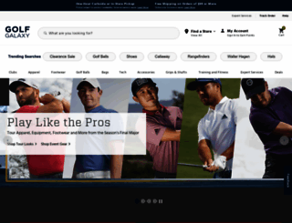 golfgalaxy.com screenshot