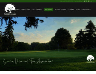 golfgreenoaks.com screenshot