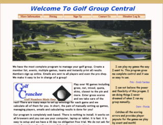 golfgroupcentral.azurewebsites.net screenshot