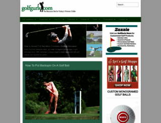 golfgurls.com screenshot