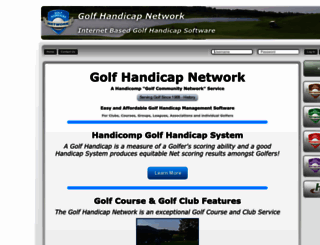 golfhandicapnetwork.com screenshot