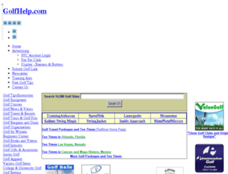 golfhelp.com screenshot