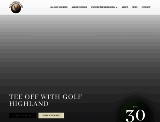 golfhighland.com screenshot