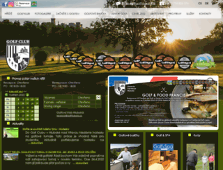 golfhluboka.cz screenshot