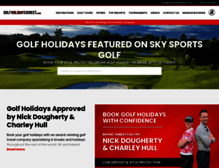 golfholidaysdirect.com screenshot