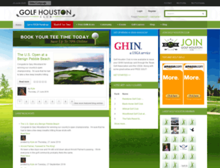 golfhouston.com screenshot