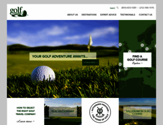 golfinternational.com screenshot