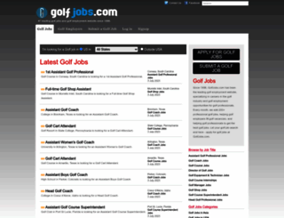 golfjobs.com screenshot