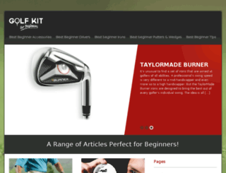 golfkitforbeginners.com screenshot