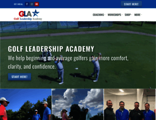 golfleadershipacademy.com screenshot