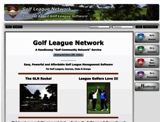 golfleaguenetwork.com screenshot