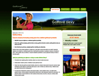 golfoveslevy.cz screenshot