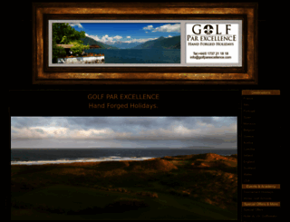 golfparexcellence.com screenshot