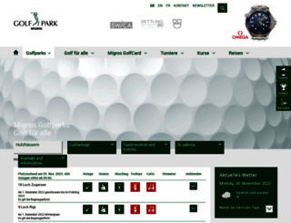 golfparkholzhaeusern.ch screenshot