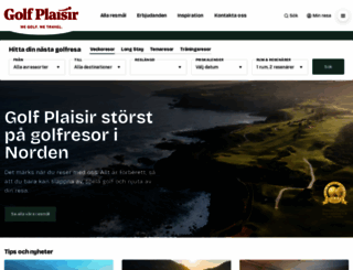 golfplaisir.se screenshot