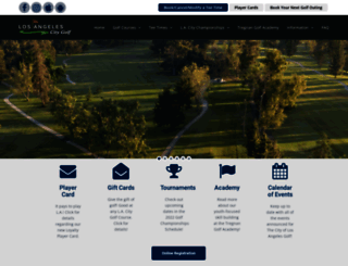 golfreservation.lacity.org screenshot