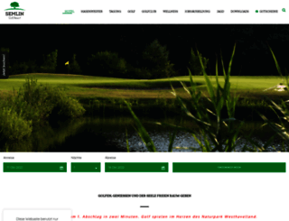 golfresort-semlin.de screenshot