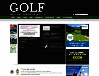 golfrevue.sk screenshot