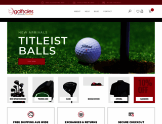 golfsalesaustralia.com.au screenshot