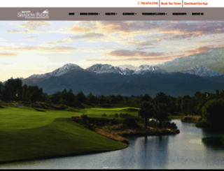 golfshadowridge.com screenshot