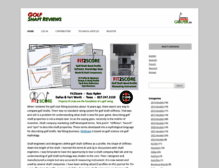 golfshaftreviews.info screenshot