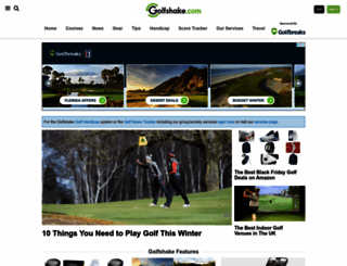 golfshake.co.uk screenshot